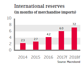 MENA Egypt 2017 international reserves